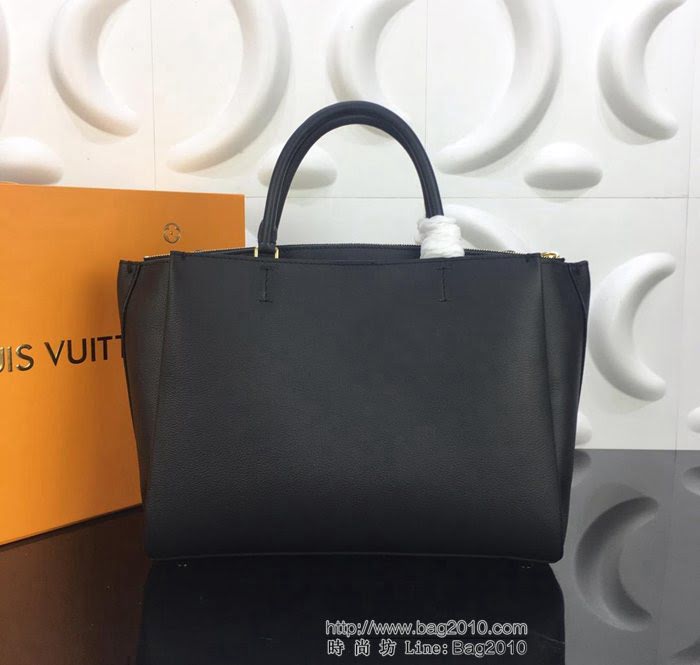 路易威登LV 頂級原單 小牛皮 Lockmeto手袋 寬敞實用 Lockme系列標誌性LV扭鎖 手提肩背斜挎包  YDH2457